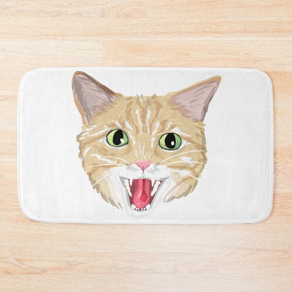 Item preview, Orange tabby cat hissing designed and sold by michelleachan.