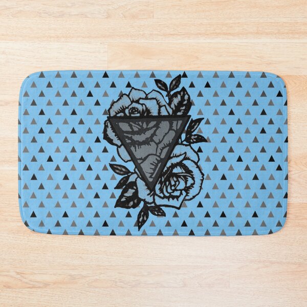 Item preview, roses and geometry of triangles designed and sold by BarbaraFarina.