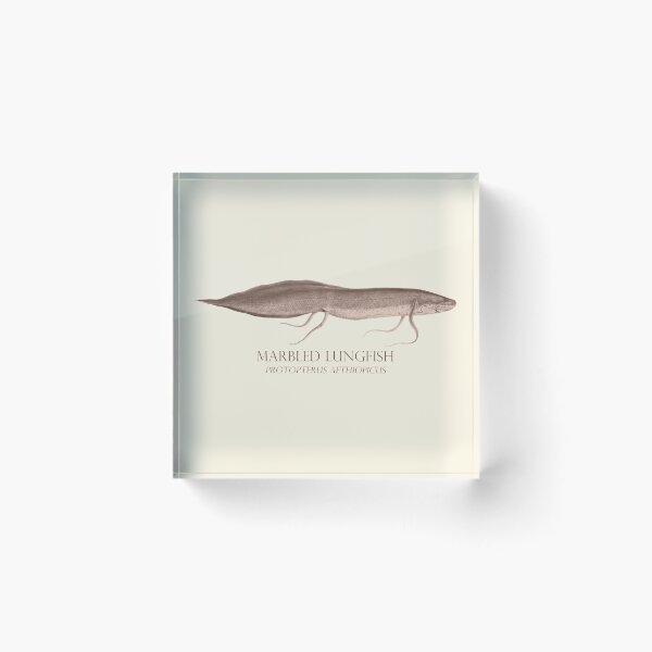 Artikelvorschau, Lungfish Protopterus Aquarium Monster Fischhalter Retro Vintage Aquarist entworfen und verkauft von TheAplus.