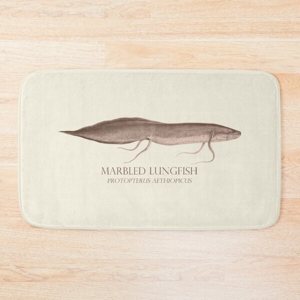 Artikelvorschau, Lungfish Protopterus Aquarium Monster Fischhalter Retro Vintage Aquarist entworfen und verkauft von TheAplus.
