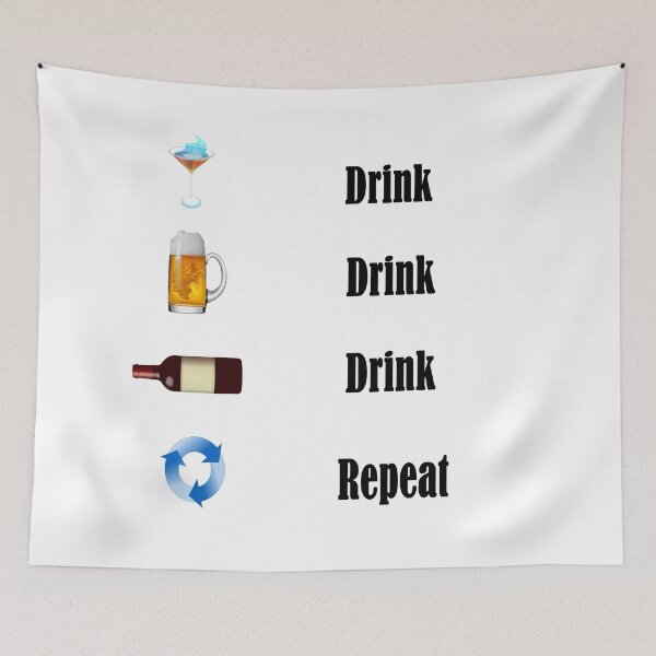 Item preview, Drink Drink Drink Repeat designed and sold by NT99.