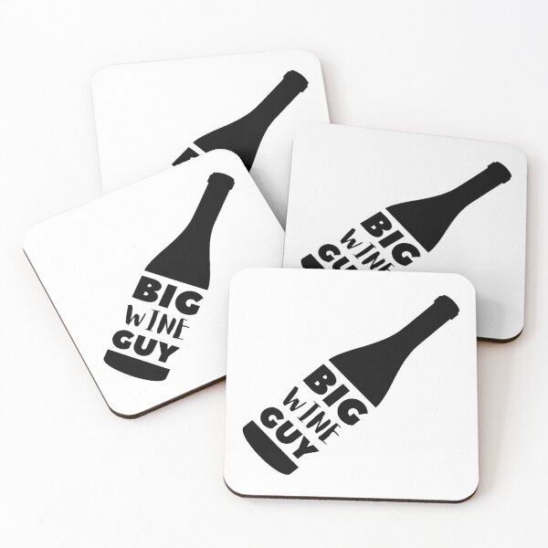Item preview, Big wine guy wording in shape of wine bottle. designed and sold by hadkhanong.