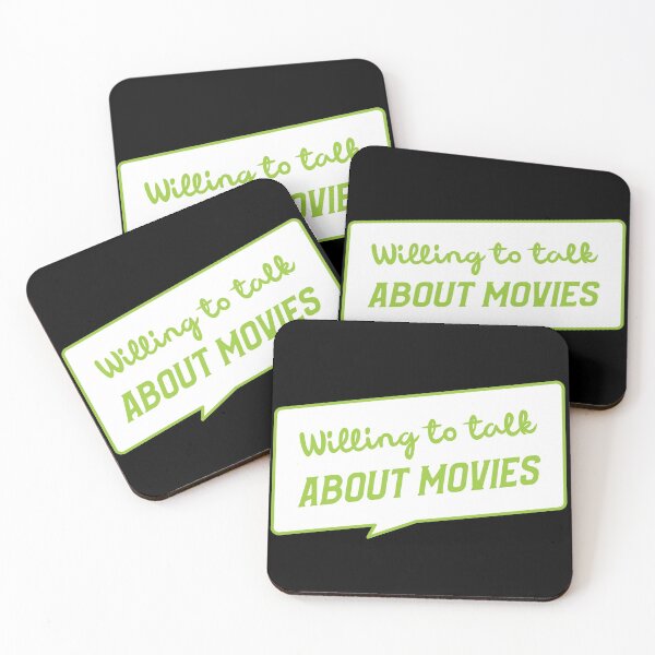 Item preview, Willing To Talk About Movies designed and sold by ilovetshirts87.