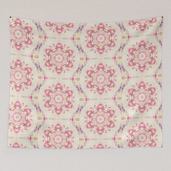 Item preview, Sweet rosy flower mandala designed and sold by Ioka.