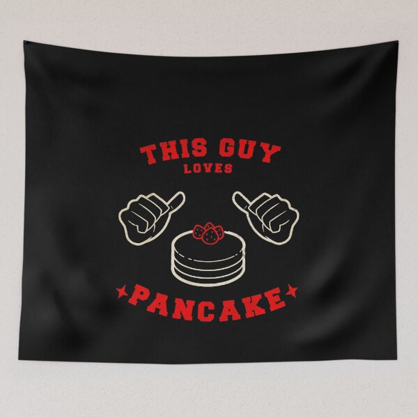 Item preview, This Guy Loves Pancake - Funny Food designed and sold by RedQuality.