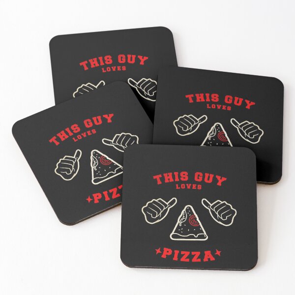 Item preview, This Guy Loves Pizza - Funny Food designed and sold by RedQuality.