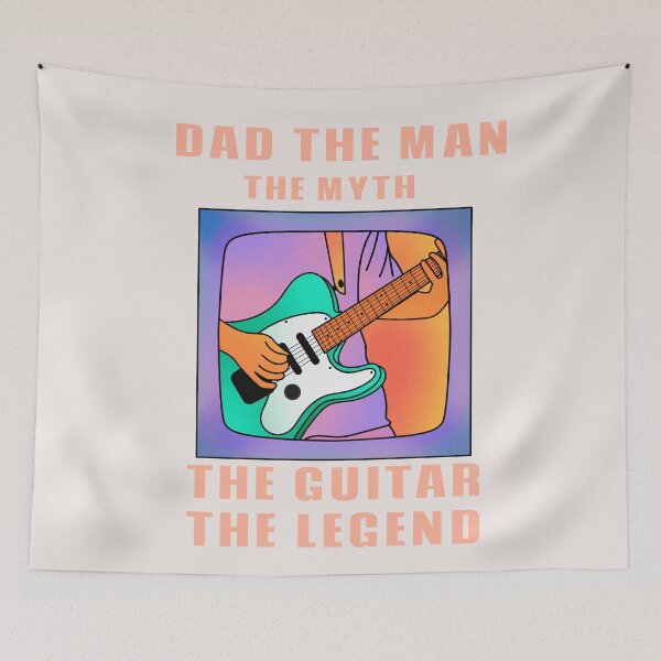 Item preview,  Dad The Man The Myth The Guitar Legend designed and sold by JobaBreezy.