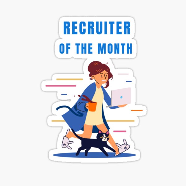 Item preview, Funny Recruiter Of The Month designed and sold by joabaj.