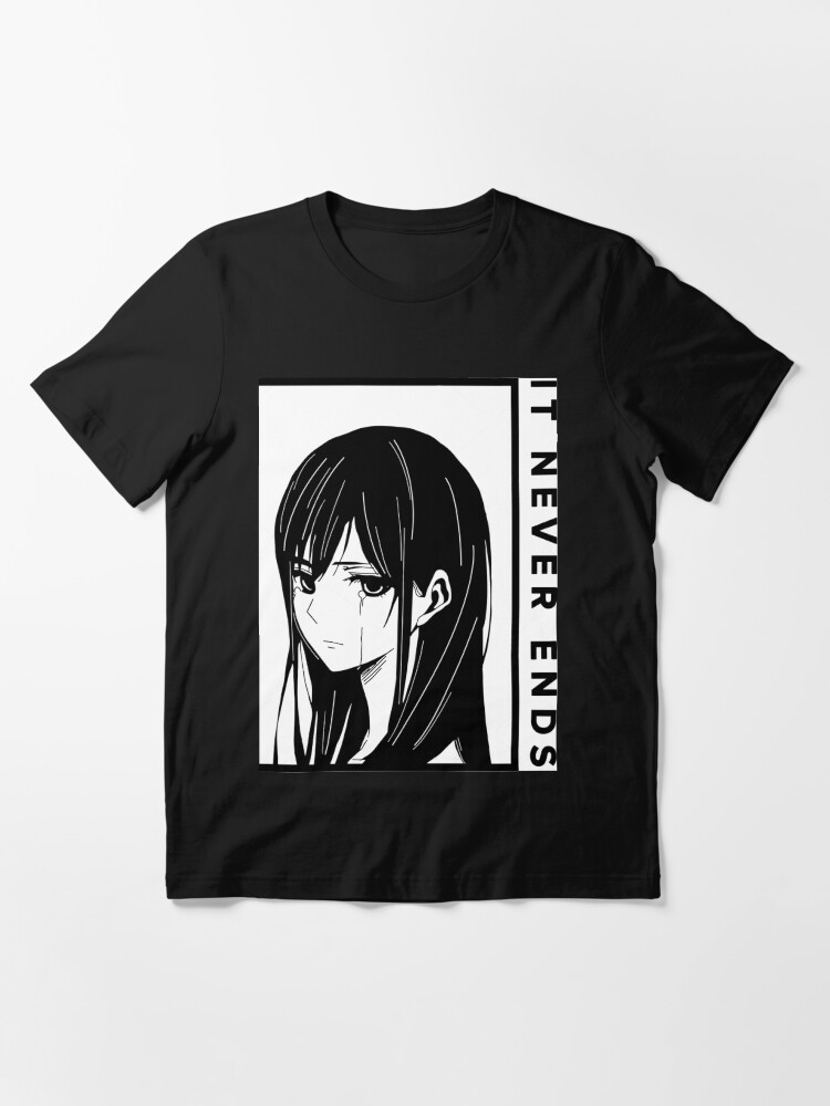 crying anime girl shirt