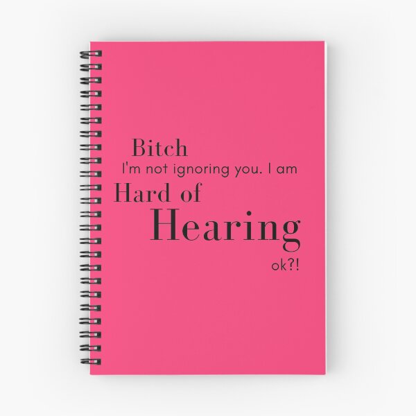 Item preview, Deaf - Hearing Impaired, Hard of Hearing, Pink - Back printed as well! designed and sold by GionaSophia.