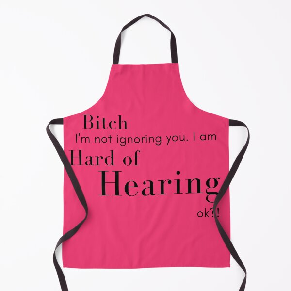 Item preview, Deaf - Hearing Impaired, Hard of Hearing, Pink - Back printed as well! designed and sold by GionaSophia.