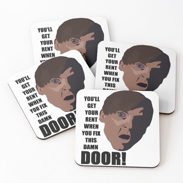 Item preview, You'll get your rent when you fix this damn door! designed and sold by zareworks.