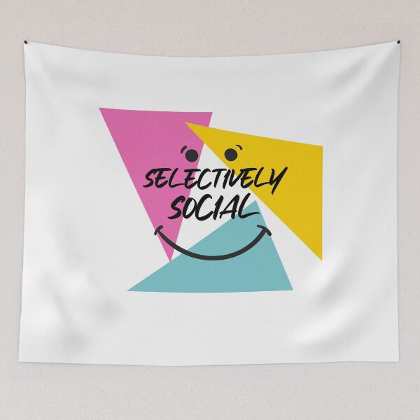 Item preview, Selectively Social designed and sold by TakeiteasySH ⭐⭐⭐⭐⭐.