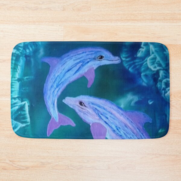 Item preview, Dolphins Encaustic Art designed and sold by Wendy Usher.