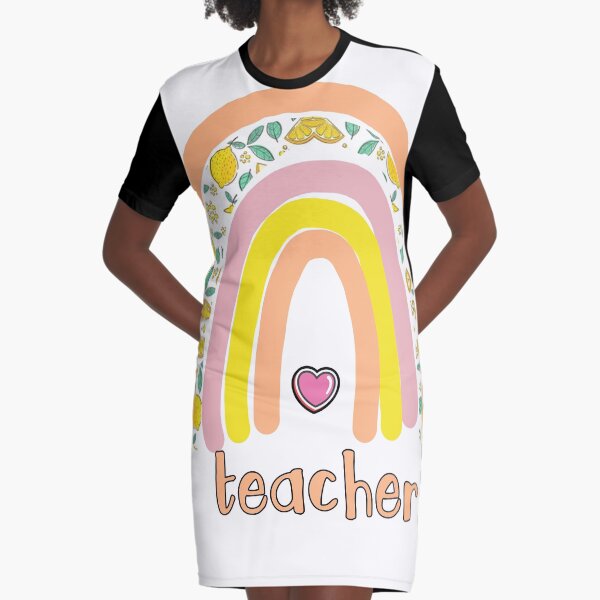 Teacher love Graphic T-Shirt Dress