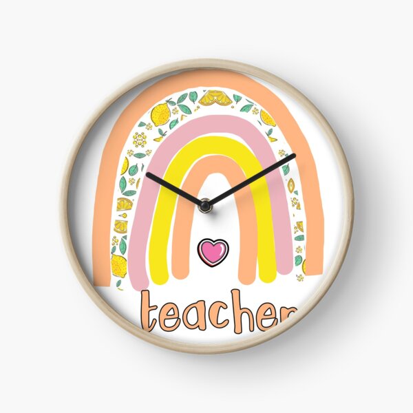 Teacher love Clock