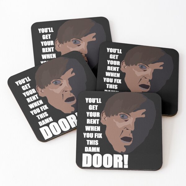 Item preview, You'll get your rent when you fix this damn door! designed and sold by zareworks.