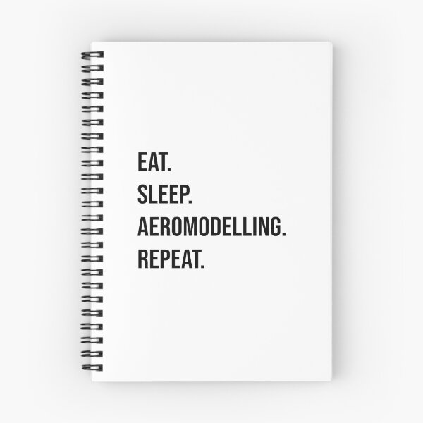 Item preview, eat sleep aeromodelling repeat designed and sold by RababE.