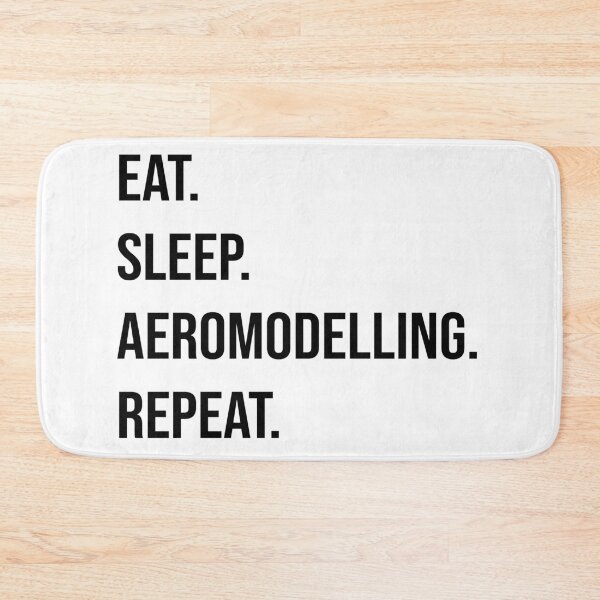 Item preview, eat sleep aeromodelling repeat designed and sold by RababE.