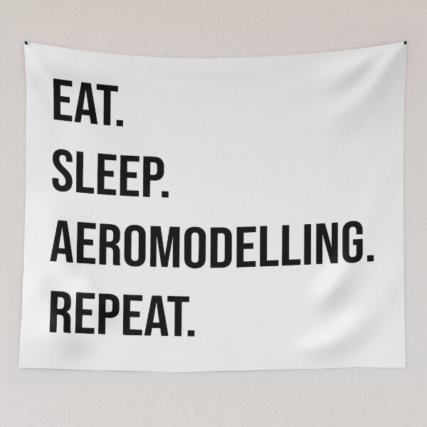 Item preview, eat sleep aeromodelling repeat designed and sold by RababE.