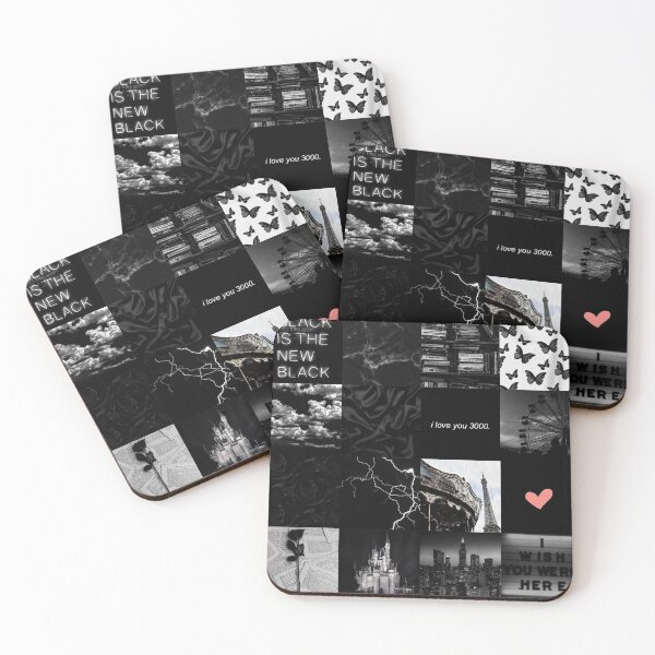 Item preview, Black Authentic Mood Collage designed and sold by ViviChill.