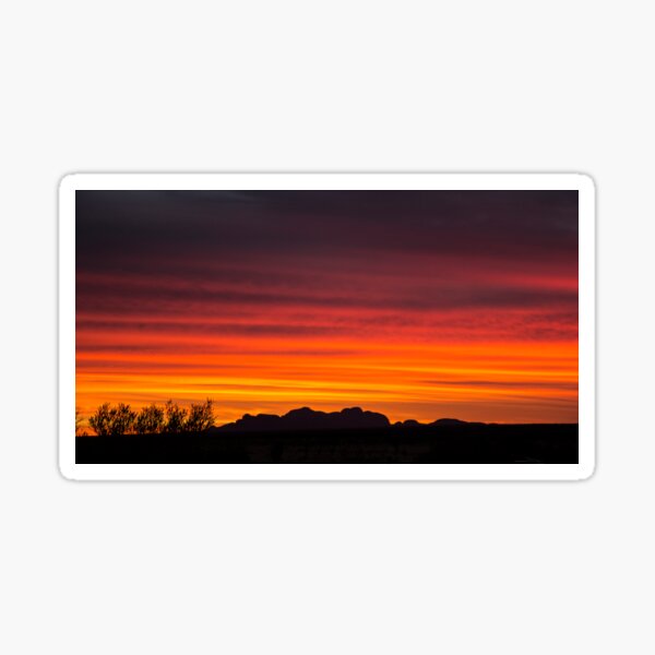 Item preview, Sunset over The Olgas  designed and sold by Doug Cliff.