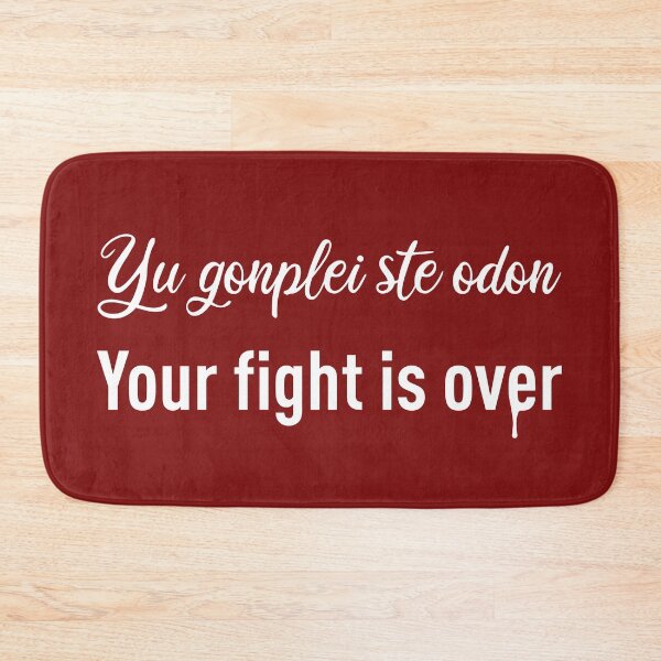 Item preview, Yu Gonplei Ste Odon - Your Fight Is Over (Dark Red) designed and sold by FilipeFerreira.