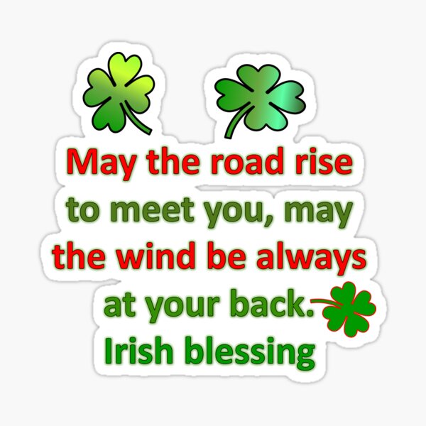 Irish Blessing Sticker
