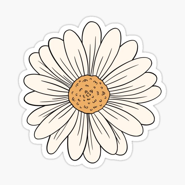 Daisy Flower Sticker Pack Sticker for Sale by Jamie Maher