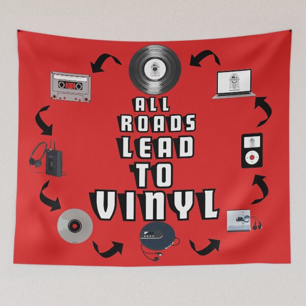 Item preview, All Roads Lead To Vinyl designed and sold by Subpopeoandy.