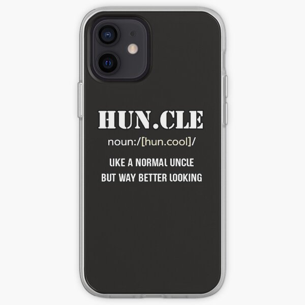 Define Cool Uncle iPhone Soft Case