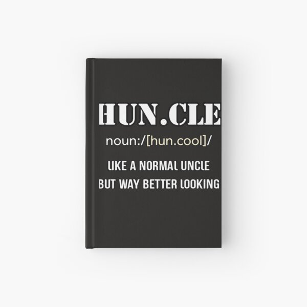 Define Cool Uncle Hardcover Journal