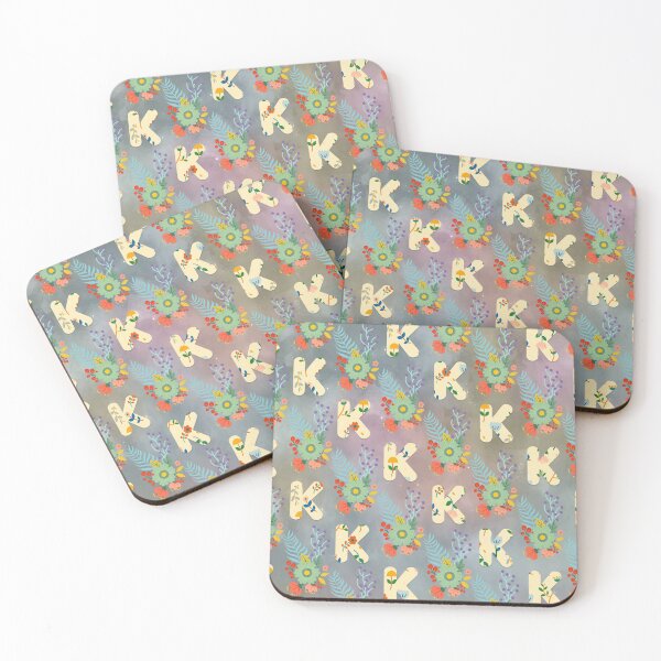 Item preview, Letter K with Floral  designed and sold by MoSaid.