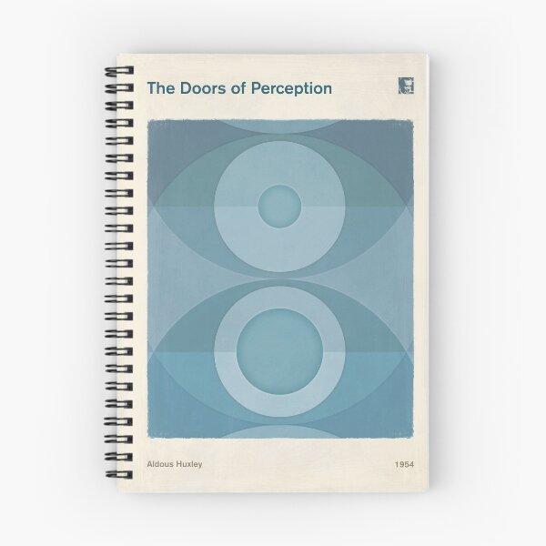 Item preview, The Doors of Perception, Aldous Huxley Psychedelia Art for Book Lovers designed and sold by RedHillPrints.