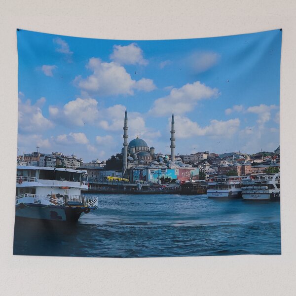 Item preview, Mosque Along the Bosphorus designed and sold by irideae.