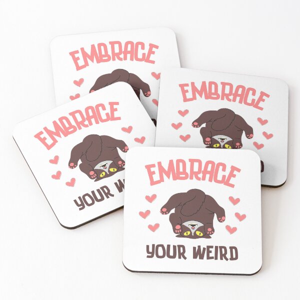 Item preview, Weird Cat designed and sold by curledup-cat.