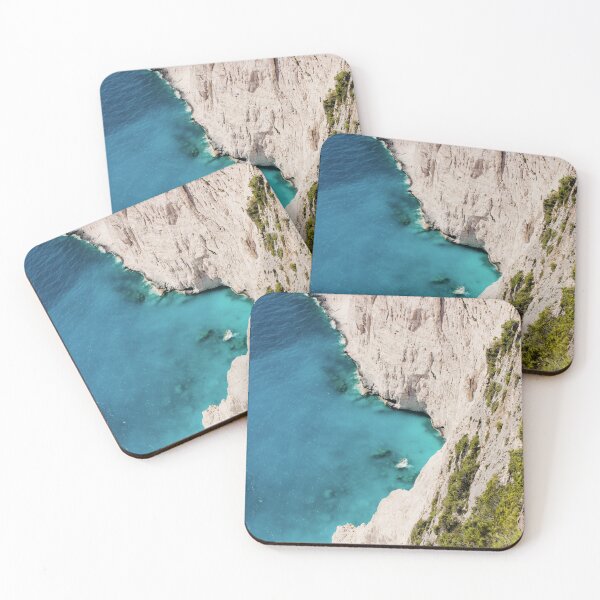 Item preview, Cliff View Ocean Blue Sea designed and sold by HappyMarlen.