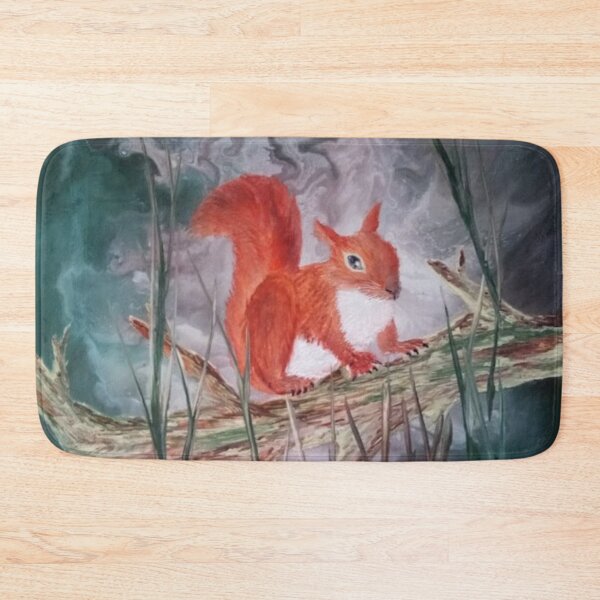 Item preview, Red Squirrel Encaustic Art designed and sold by Wendy Usher.