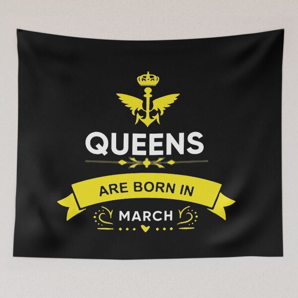 Item preview, Queens Are Born In March designed and sold by mouad naouiri.