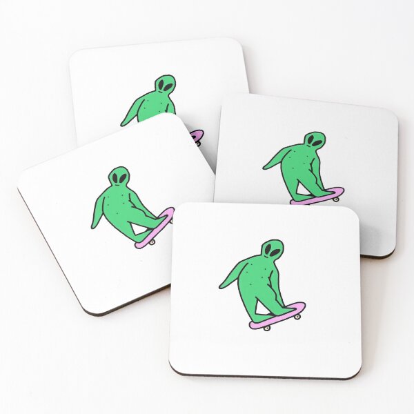 Item preview, Alien skater designed and sold by OldSchoolRetro.