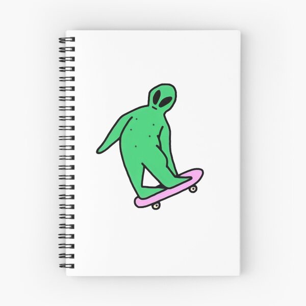 Item preview, Alien skater designed and sold by OldSchoolRetro.