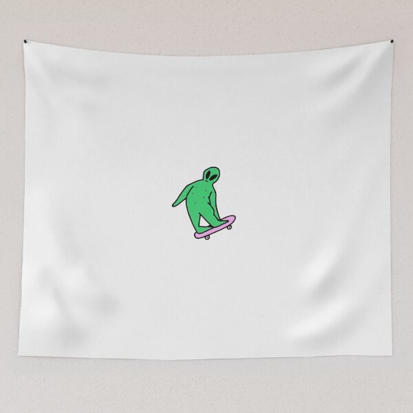 Item preview, Alien skater designed and sold by OldSchoolRetro.