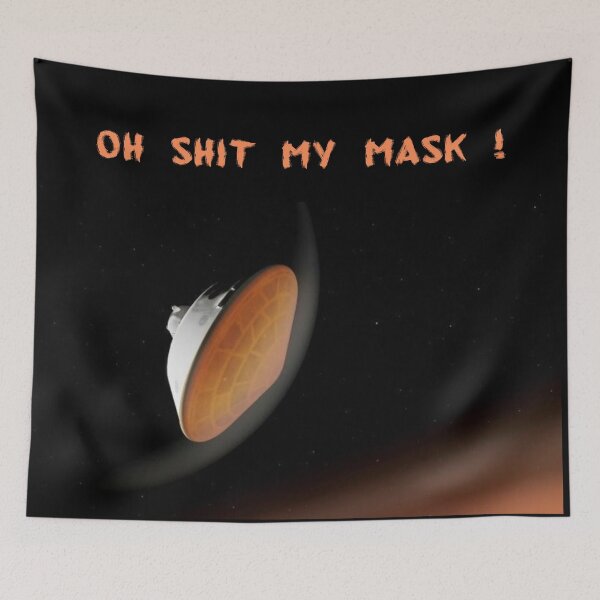 Aperçu de l'œuvre Perseverance Mars Rover Mask 2021 créée et vendue par MyLittleBrend.