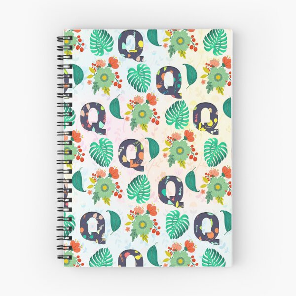 Item preview, Pattern of Floral and Letter Q  designed and sold by MoSaid.