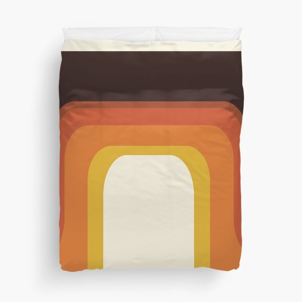Item preview, Mid-Century Modern Meets 1970s Orange Rainbow designed and sold by MonstersMashU.