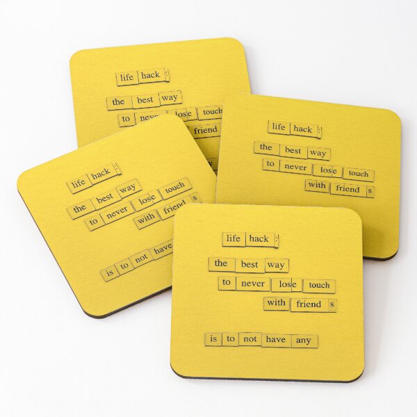 Item preview, Life Hack: Friends designed and sold by depfridgepoems.