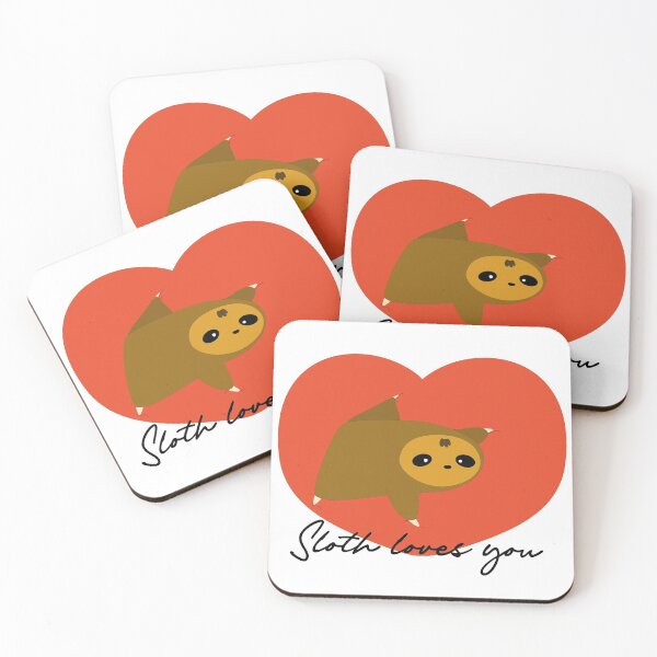 Item preview, Sloth Loves You by Oh! Hello World designed and sold by OhHelloWorld.