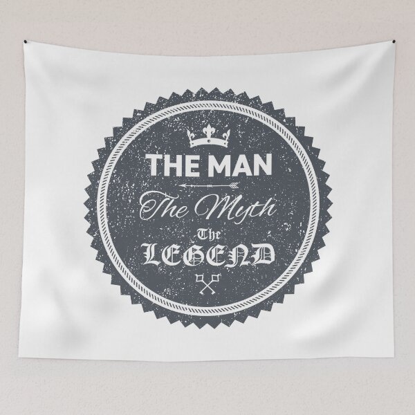 Item preview, The Man The Myth The Legend (Dark Grey) designed and sold by STUDIO-72.