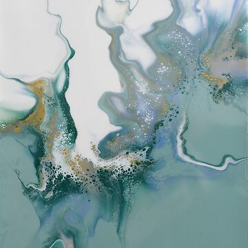 Artwork thumbnail, Smokey flames - Dutch pour acrylic fluid art by ImaaniArt