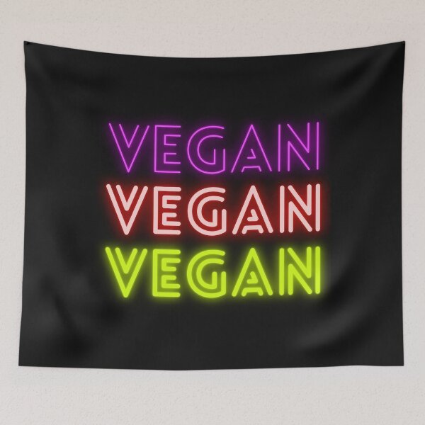 Item preview, Vegan Retro Sign designed and sold by CreativeBel.